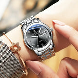 waterproof ontheedge gold blue wristwatches