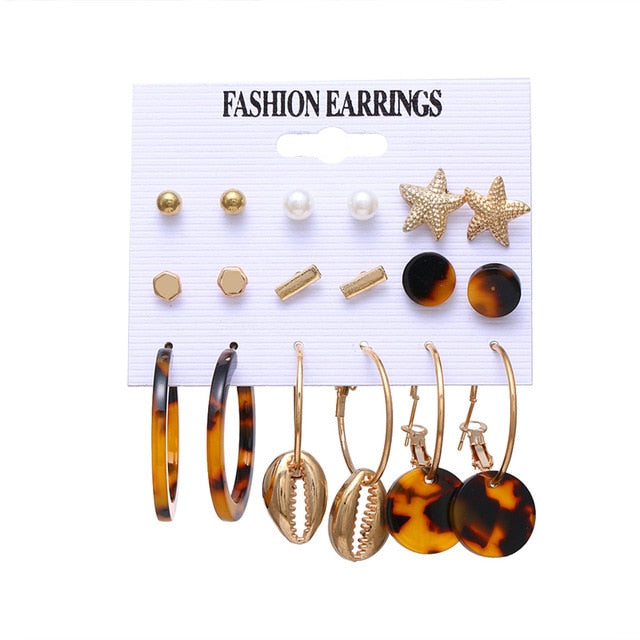 Bohemian Tassel Acrylic Earrings