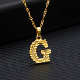 Tiny Gold Initial Letter Necklace For Women Stainless Steel A-Z Alphabet Pendant Necklace Jewelry Christmas Gifts Bijoux Femme