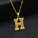 Tiny Gold Initial Letter Necklace For Women Stainless Steel A-Z Alphabet Pendant Necklace Jewelry Christmas Gifts Bijoux Femme