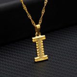Tiny Gold Initial Letter Necklace For Women Stainless Steel A-Z Alphabet Pendant Necklace Jewelry Christmas Gifts Bijoux Femme