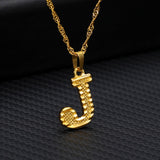 Tiny Gold Initial Letter Necklace For Women Stainless Steel A-Z Alphabet Pendant Necklace Jewelry Christmas Gifts Bijoux Femme