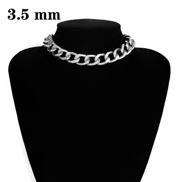 Punk Miami Cuban Choker Necklace