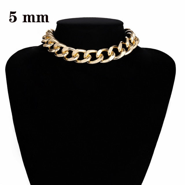 Punk Miami Cuban Choker Necklace