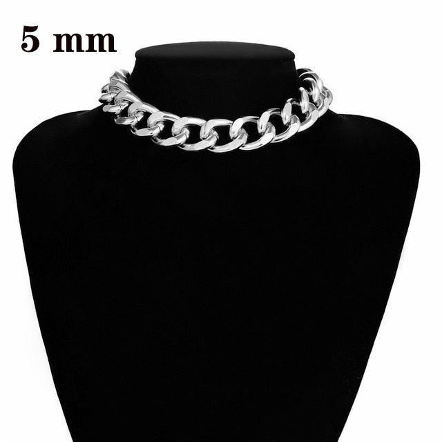 Punk Miami Cuban Choker Necklace