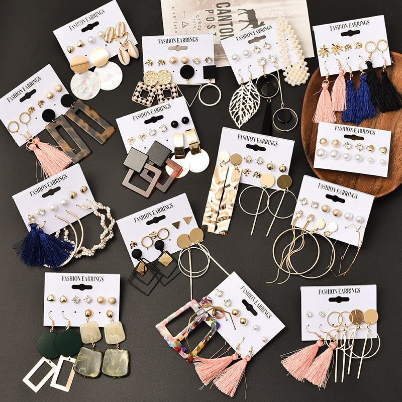 Tassel Acrylic Earrings