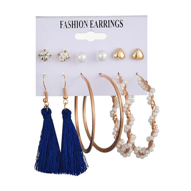 Tassel Acrylic Earrings