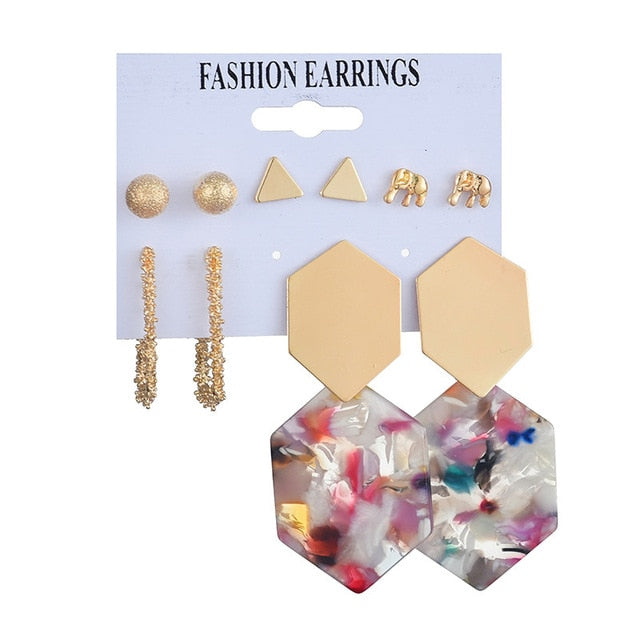 Tassel Acrylic Earrings