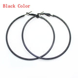 EKUSTYEE Brand 4 Size Big Hoop Earring