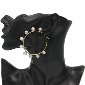 Metal Elegant Hoop Earring