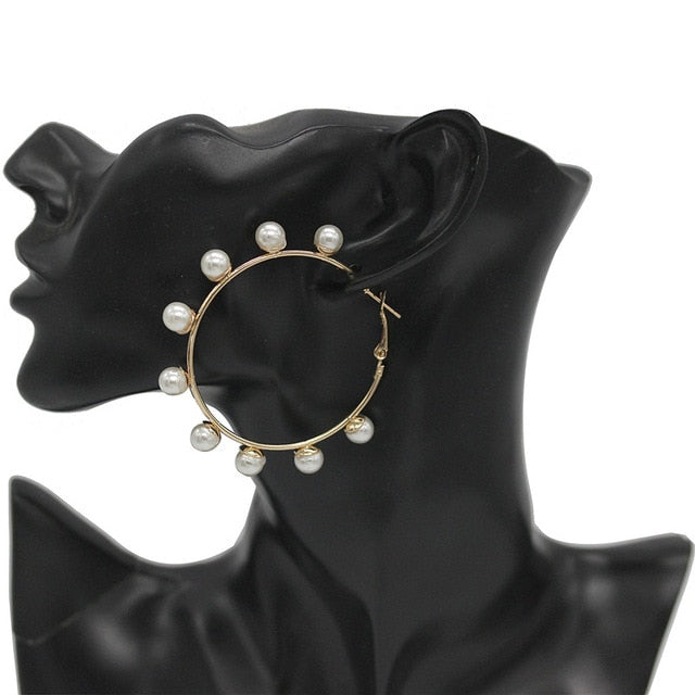 Metal Elegant Hoop Earring