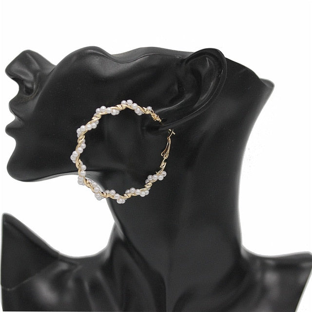 Metal Elegant Hoop Earring