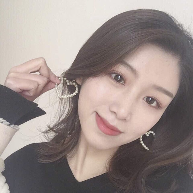 Long Crystal Tassel Gold Color Dangle Earrings