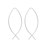 Long Crystal Tassel Gold Color Dangle Earrings