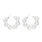 Long Crystal Tassel Gold Color Dangle Earrings