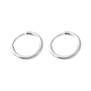 Exaggerate Big Smooth Circle Hoop Earrings