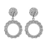 ALIUTOM Metal Geometric Pendant Earrings