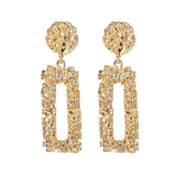 ALIUTOM Metal Geometric Pendant Earrings