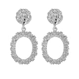 ALIUTOM Metal Geometric Pendant Earrings