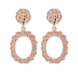 ALIUTOM Metal Geometric Pendant Earrings