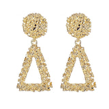 ALIUTOM Metal Geometric Pendant Earrings