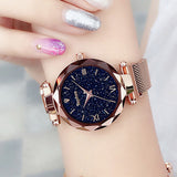 Magnetic Starry Sky Quartz Wristwatch