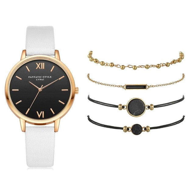 5pcs Quartz Wristwatch