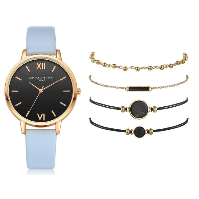 5pcs Quartz Wristwatch