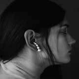 Black Acrylic Drop Earrings