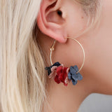 Black Acrylic Drop Earrings