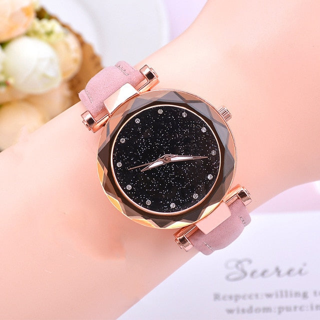 Starry Sky Quartz Wristwatch