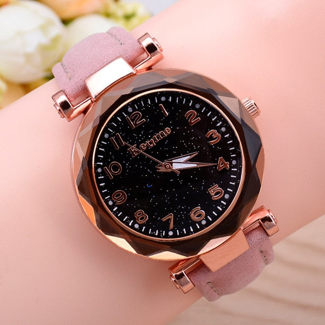 Starry Sky Quartz Wristwatch