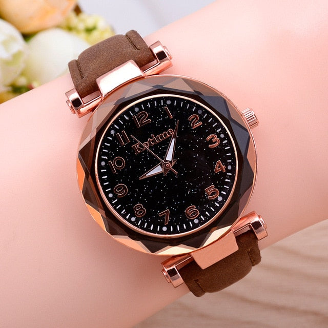 Starry Sky Quartz Wristwatch