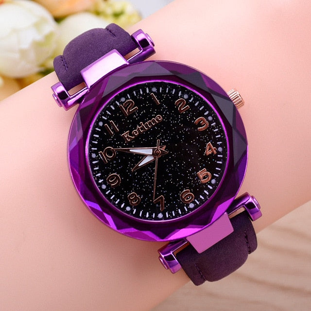 Starry Sky Quartz Wristwatch