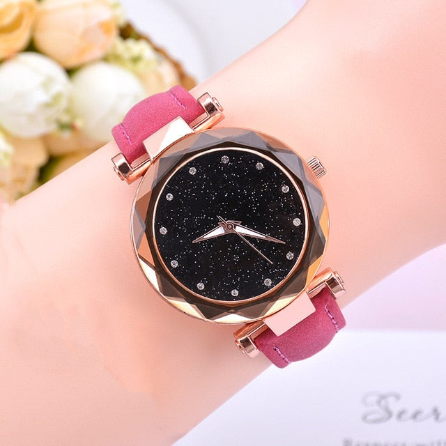 Starry Sky Quartz Wristwatch