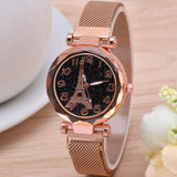 Luxury Starry Sky Stainless Steel Mesh Watches