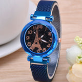 Luxury Starry Sky Stainless Steel Mesh Watches