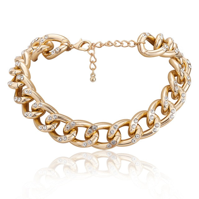 Punk Miami Cuban Choker Necklace