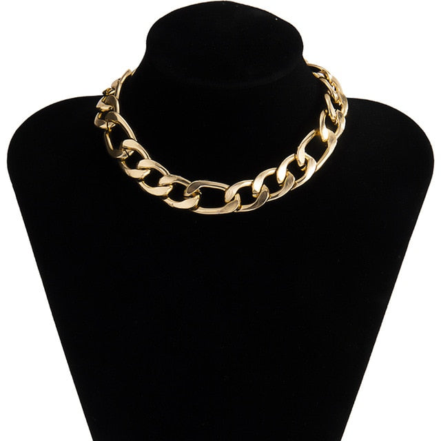 Punk Miami Cuban Choker Necklace