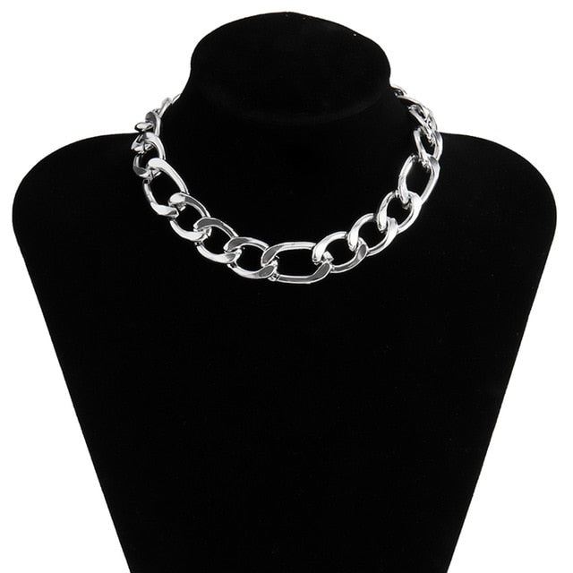 Punk Miami Cuban Choker Necklace