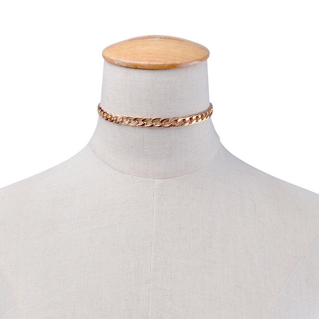 Punk Miami Cuban Choker Necklace